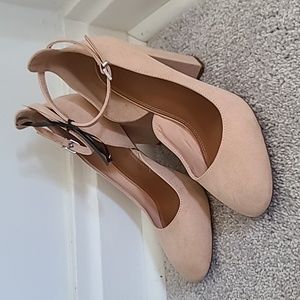 ASOS pale pink heels